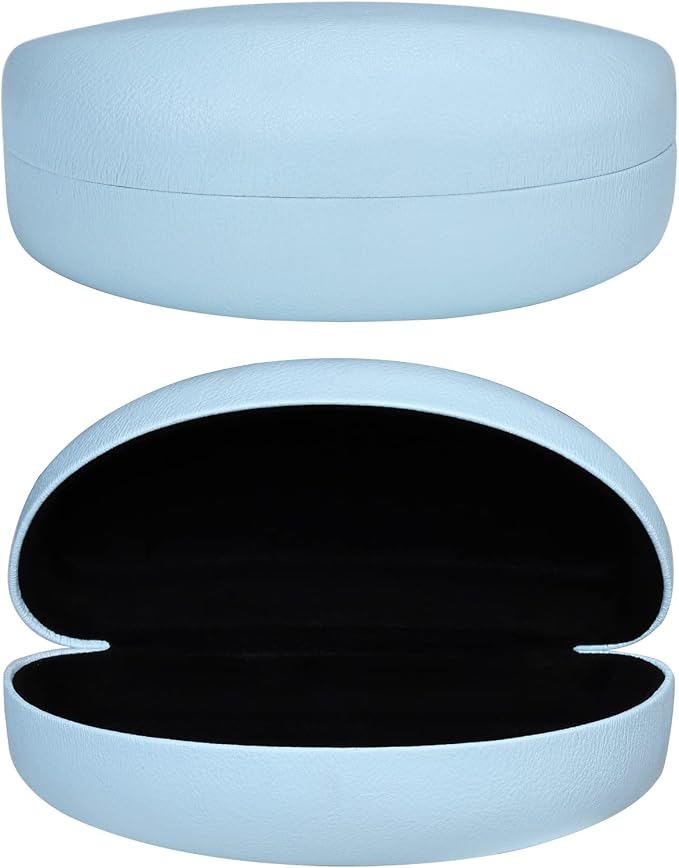 molshine Hard Shell Sunglasses Case,Classic Large Glasses Case for Sunglass,Eyeglasses with Cleaning Cloth,Pouch