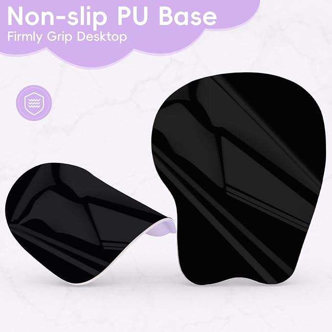 Upgrade Ergonomic Mouse Pad,Non Slip Mousepad Wrist Rest Support for Office, Computer, Laptop & Mac(B-Green Life)