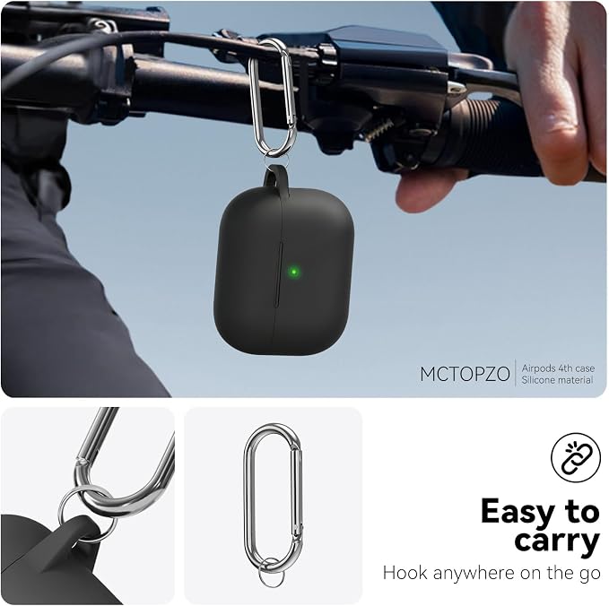 for AirPods Pro 3 Case 2025,Come with Cleaner Kit,Magnetic Black | Silicone Protective Cover for Airpod Pro 3rd Generation Case with Keychain,for Women Men,One-Piece Design,Shockproof,Magnetic