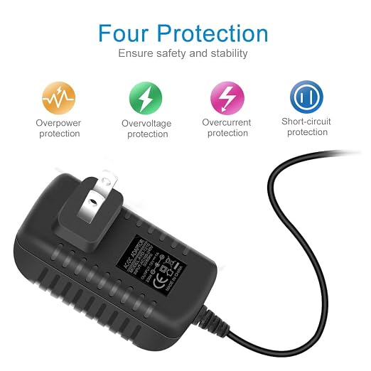12V Power Supply, 12 Volt 1A 12W DC Power Supply, Black LED Power Adapter, AC 110V to 12V Wall Mounted Transformer Plug for LED Strip Lights with 5.5/2.1 DC Female Connector