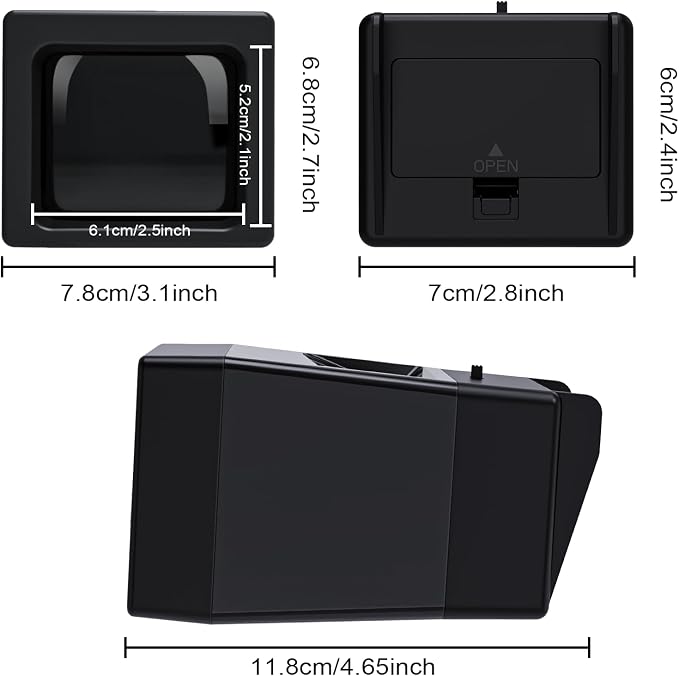 35mm Slide Viewer, 2X Magnification and LED Lighted Illuminated Viewing, Slide Projector for 35mm Old Slides (2AAA Batteries Included)