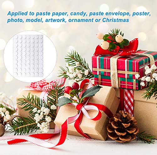 Clear Sticky Tack Adhesive Poster Tacky Putty Removable Round Putty Double-Sided Round No Traces Adhesive Sticke for Festival Decoration（770）