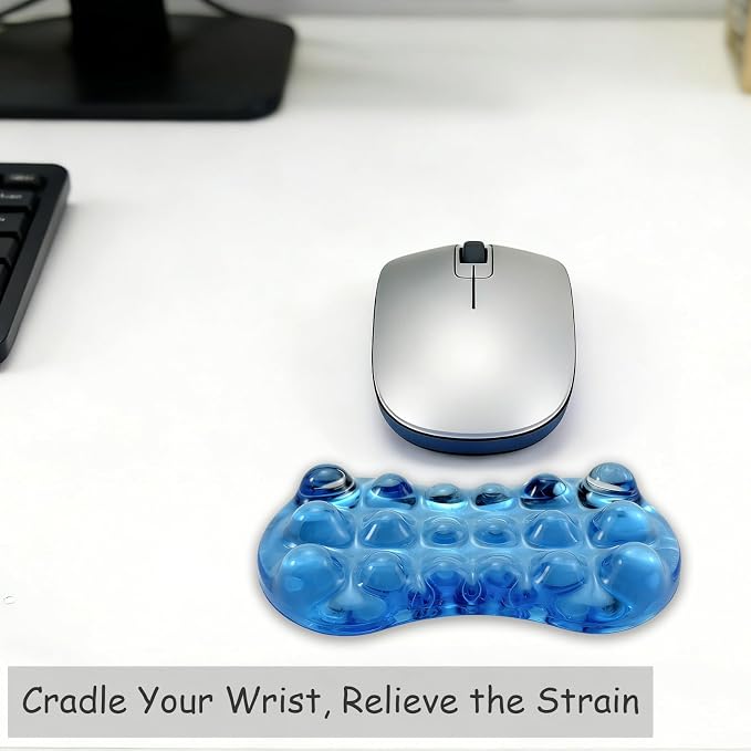 Ergonomic Massage Gel Wrist Rest Pad for Mouse & Keyboard | Comfort Support, All-Day Gaming, Office Work, Computer Use