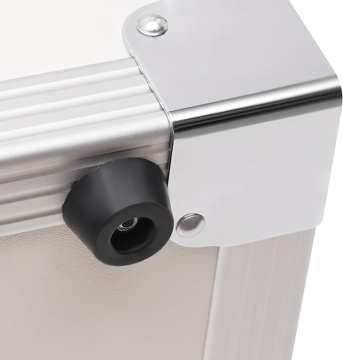 Document Organizer with Lock Fireproof Safe Box with Bilateral Code Lock Chest Safe with Carrying Handle to Secure Money Jewelry Documents (Silver)