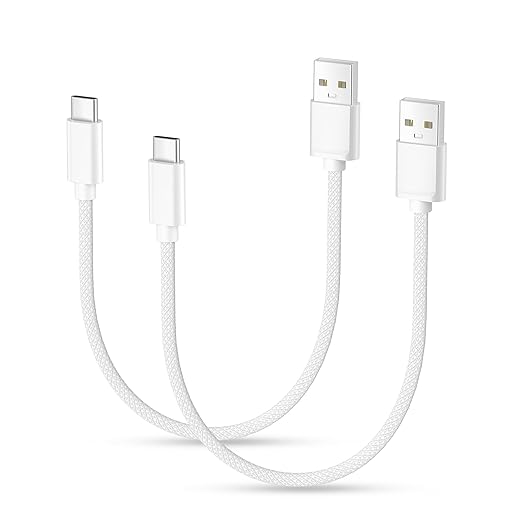 Basesailor USB Type C Charger Cable 1FT 2 Pack,Car Charging Cord for New iPhone 17 16 15 Pro Max Plus 2023,Samsung Galaxy S10 S10E 10E S20 FE S23 S22 Plus Ultra,A51 A52 A53,Google Pixel 9 pro 8 7 XL
