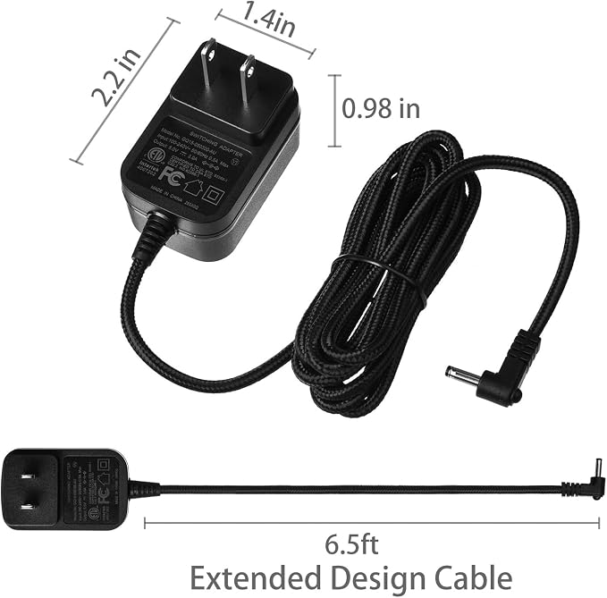 AC Adapter Power Supply 5V 3A for Aura AF900 AF700 AF600 Digital Photo Frame SR-A30503000U2 (Black)