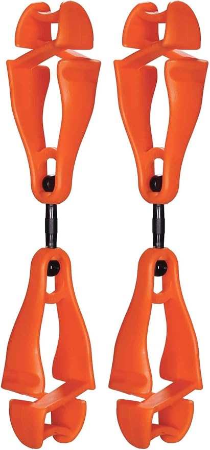 Ergodyne Squids 3420 Swiveling Glove Clip Holder with Dual Clips