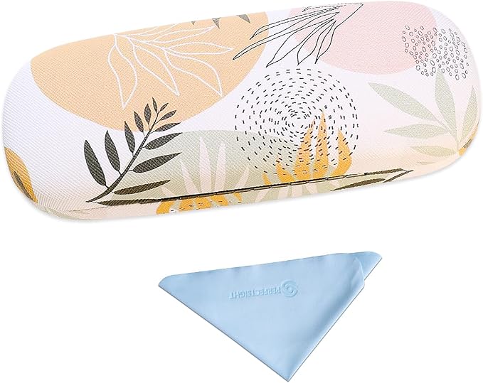 PERFECTSIGHT Hard Shell Eyeglasses Case, Kawaii Protective Glasses Case for Kids, Cute Eyeglass Case for Women Men Girls