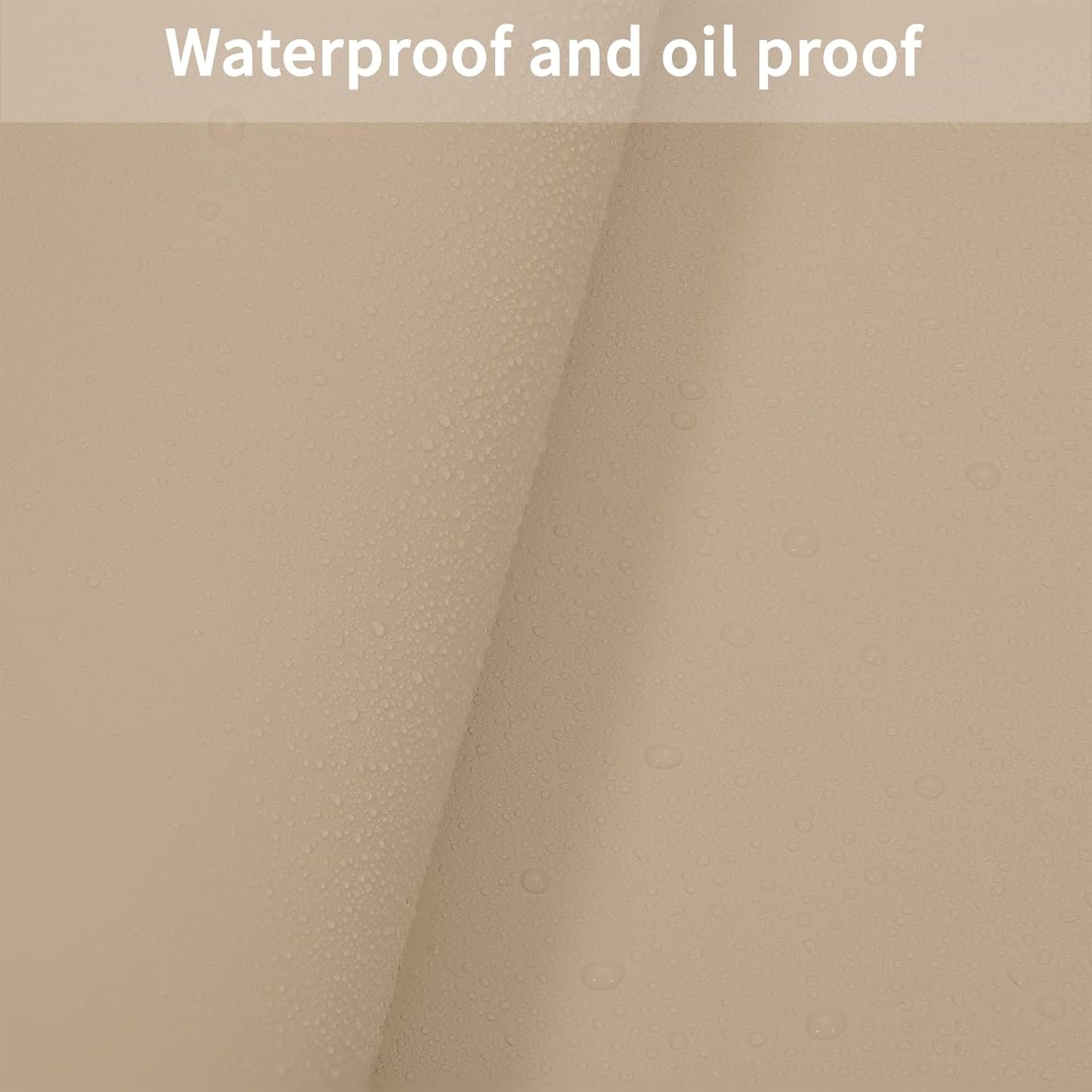 Leather Table Cover,1.8mm Thick,24x48 Inch Desk Cover,Large Desk Mat,Table Protector,Table Cover Protector,Coffee Table Protector,Table Protector Mat(Light Brown+Gray,24x48)