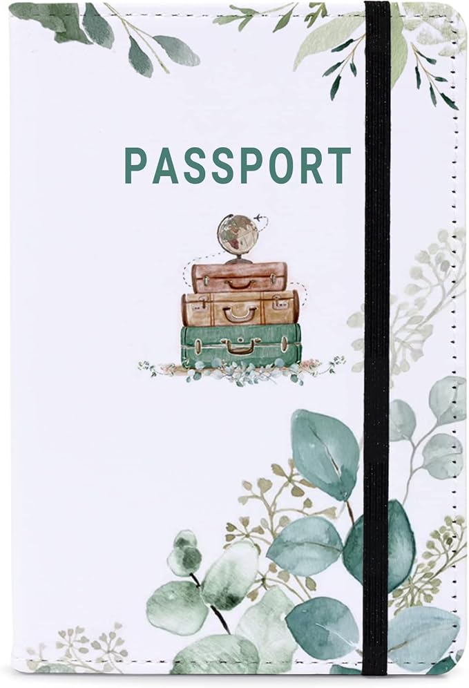Passport Book Holder,Passport Wallet for Men Mr and Mrs Passport Holder for Women Passport Cover Passport Case for Couples Passport Books Holder Mother's Day (6x4)