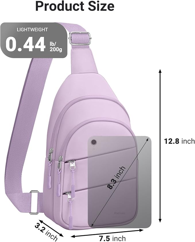 Tuwubi Crossbody Bags for Women, Sling Bag for Men | Small Hiking Backpack Shoulder Bag Lightweight for Outdoors Travel
