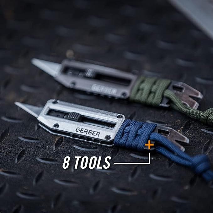 Gerber Prybrid X EDC Pocket Knife Multitool with Bottle Opener, Urban Blue