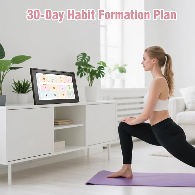 Digital Photo Frame 10.1" WiF Touch Screen Digital Wall Calendar, Family Planner with Chore Reward, Meal Plan, Audio Reminder, Shared Schedule, No Subscription, Wall & Desk Mount