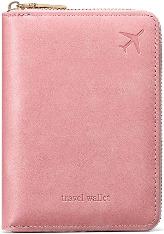 Passport Holder for Travel Women and Men RFID Passport Holder with Zipper Passport Case Passport cover Passport Wallet Travel Essentials and Accessories