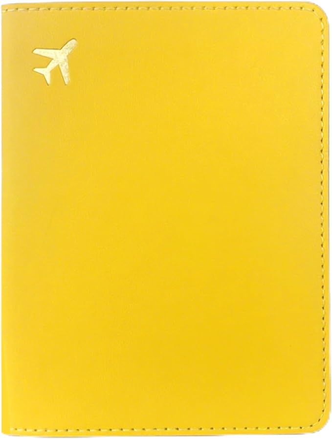 Passport Holder for Travel, RFID Blocking Waterproof PU Leather Travel Passport Cover Case Wallet