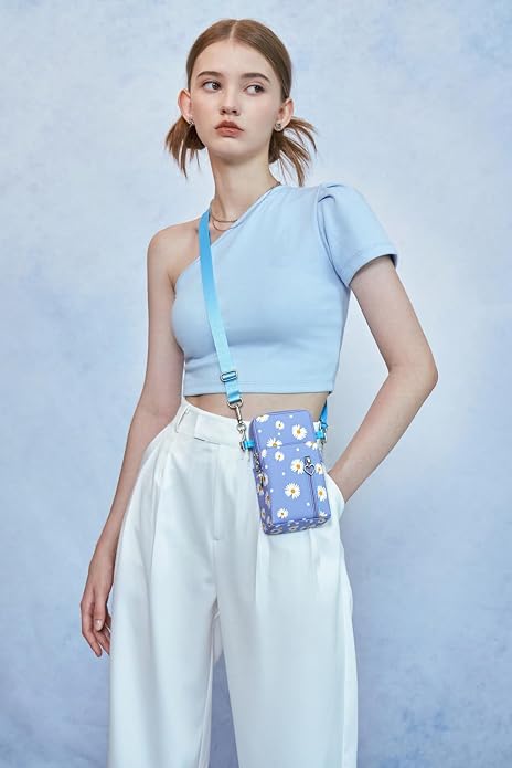 Small Crossbody Bag for Women - Mini Phone Purses with Crossbody Strap and Wallet - Nylon Arm Bag