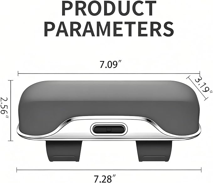 GDQ Sunglass Holder for Car Visor Clip Glasses Case Car Sunglasses Case for Car Sun Visor Glasses Storage Box Car Sunglass Holder Car Visor Accessories Universal for SUV Sedan Truck (Gray)