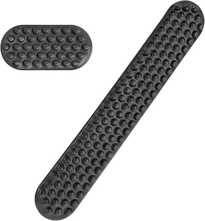 MOSISO Gel Wrist Rest Support for Mouse Pad&Keyboard Set, Black | Ergonomic Massage Keyboard&Mouse Pad Set, Non-Slip Base Pain Relief&Soft Cooling Gel Computer Easy Typing Pad for Home/Office