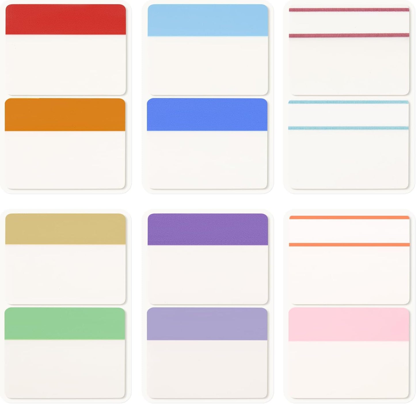 KICNIC 2 Inch New Sticky Tabs Index Tabs 240 Pieces, Colored Reading Tabs Self Adhesive, Arrow Flags Pages Markers for Binder, Books, File Folders and Notebook [12 Soft Colors]，Post It Flags
