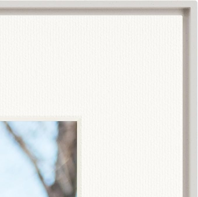 Aura 15" HD WiFi Digital Picture Frame – Free Unlimited Cloud Storage – Send Photos from Phone – No Subscription – Auto On/Off – Gift for Parents & Grandparents (Cool White Mat, 15")