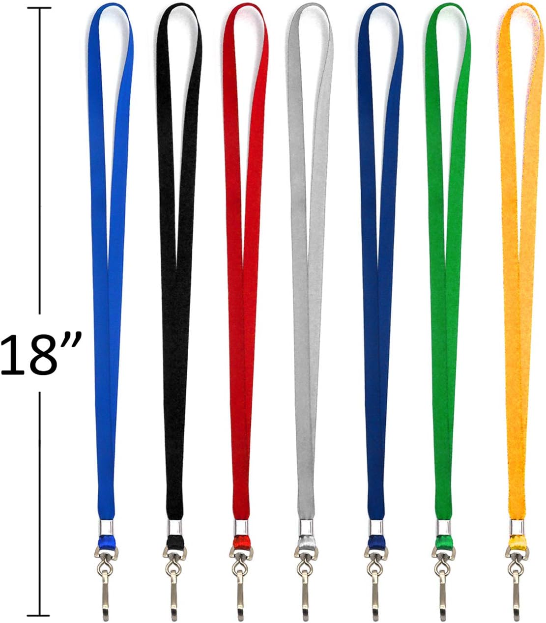 Beebel ID Badge Holder Lanyards with Waterproof Badge Card Bulk Lanyard for Name Tags Holders(Black)