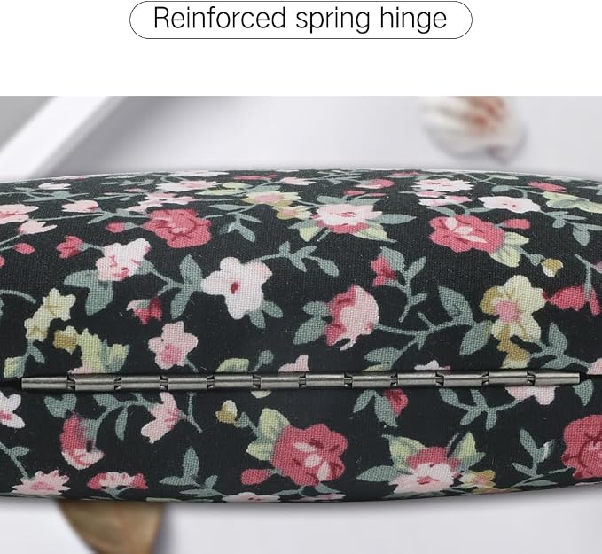 PERFECTSIGHT Hard Shell Eyeglasses Case, Kawaii Protective Glasses Case for Kids, Cute Eyeglass Case for Women Men Girls
