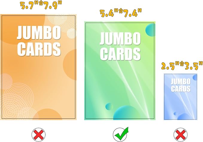 Jumbo Card Binder for PKM– WITHYU PU Leather Ringless Card Collection Binder with 60 Pockets, 5.4'' x 7.4''Card Holders Storage Album for Game Card (Carbon Black)