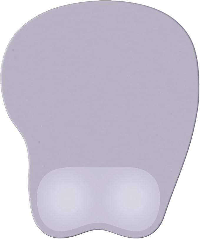 Ergonomic Mouse Pad,Non Slip Mousepad Wrist Rest Support for Office, Computer, Laptop & Mac(A-Grey)