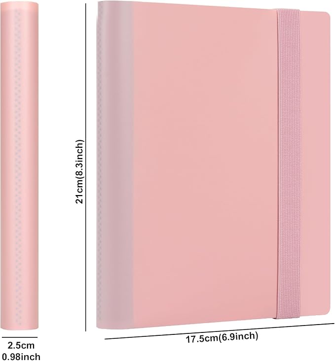 GEAoffice Trading Card Binder - 4 Pocket Card Collection Album Folder - 160 Side Loading Pocket Binder for TCG, MTG, Sports&Game Cards - Gifts for Girls