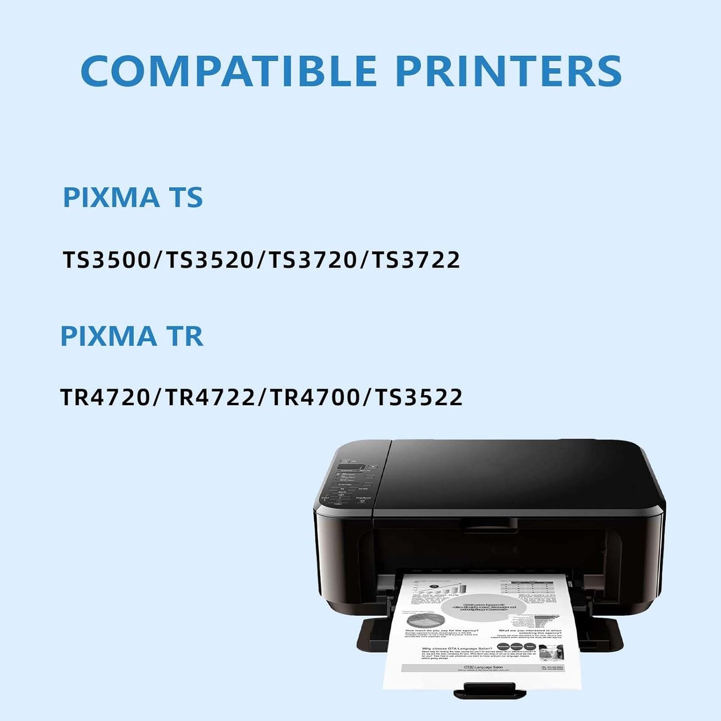 275XL Black Ink Cartridges (2-Pack)- Replacement for PG-275 Ink Cartridges for Canon Printers Compatible for TR4700 TR4720 TS3522 TS3722 TR4722 TS3500 TS3520 TS3720 TR4723 TR3700 TR4722