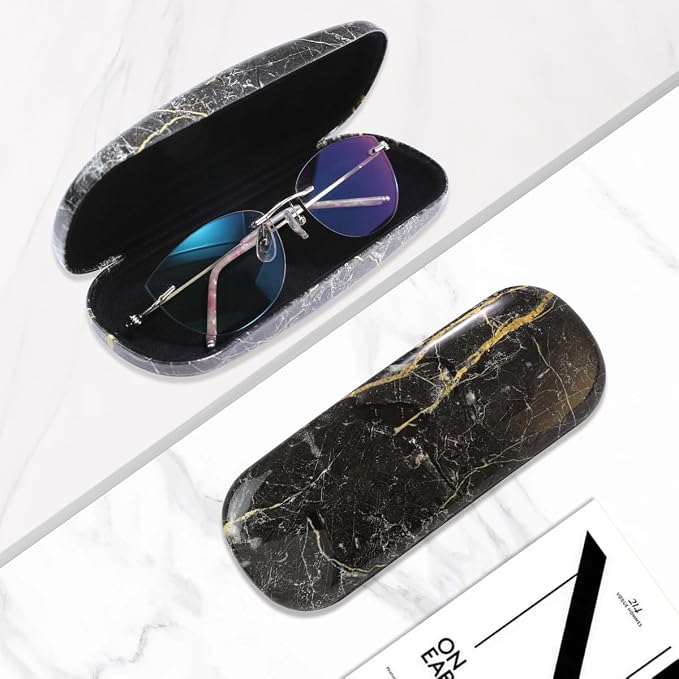 PERFECTSIGHT Hard Shell Eyeglasses Case, Kawaii Protective Glasses Case for Kids, Cute Eyeglass Case for Women Men Girls