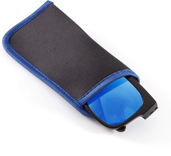 TRIUMPH VISION 3 Pack Reading Glasses Pouch Soft Case Eyeglass Sleeve Slim | Alternative to Bulky Case in bag, Lightweight Lined Padded Protect Optical lens Slip in, Cute Pattern Portable for Daily Use