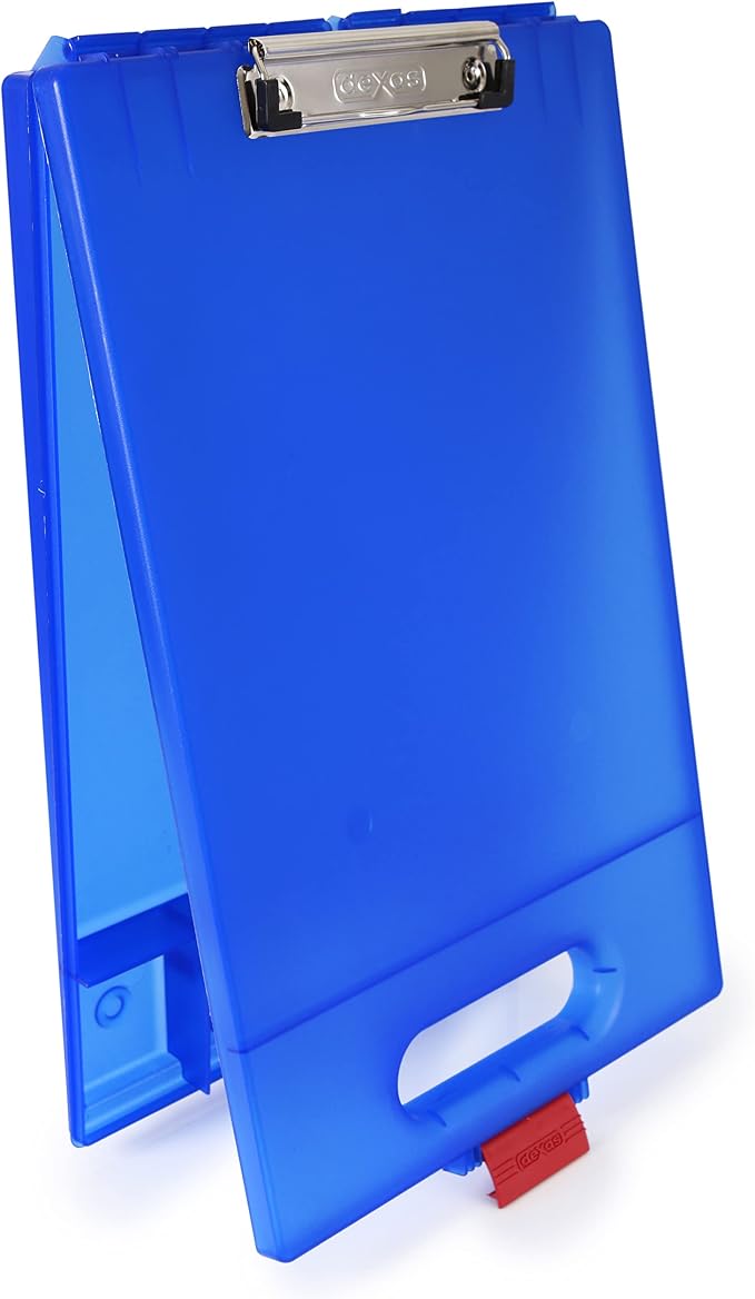 Dexas Clipcase Storage Clipboard with Handle, Blue
