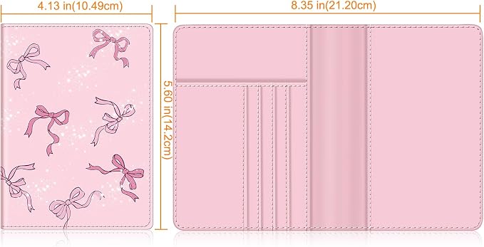 FINTIE Passport Holder, Slim Travel Wallet RFID Blocking Card Case Cover | Passport Cover Protector Essentials with Credit Card Slots, For Women/Men