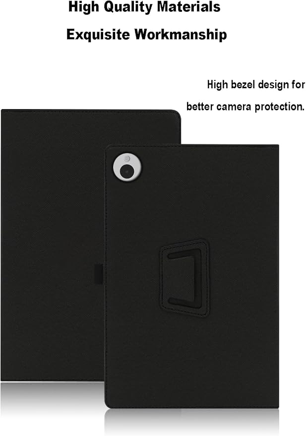 Case for Wacom MovinkPad 11 11.45 inch, Wacom MovinkPad 11 Tablet Case, Folding Stand Protective Cover with Pencil Holder and Wrist Strap, Full Protection. (Black)
