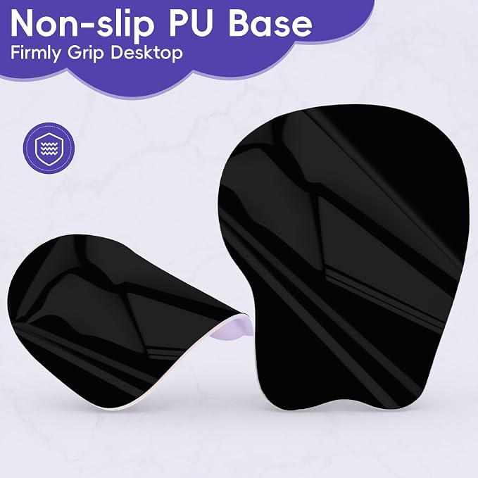 Upgrade Ergonomic Mouse Pad,Non Slip Mousepad Wrist Rest Support for Office, Computer, Laptop & Mac(B-Art Purple Marble)