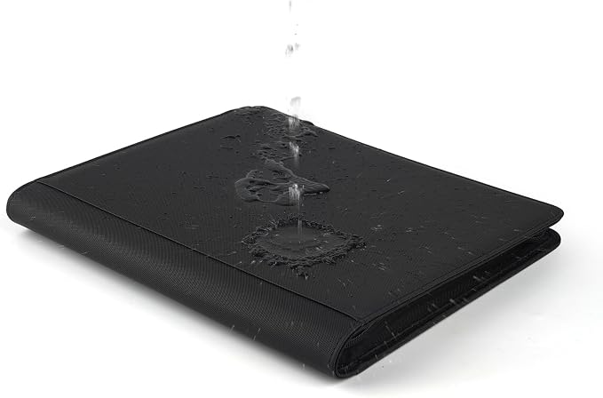 Toploader Binder, Holds 324 Toploaders, 9 Pocket Top Loader Binders with Sleeves for 3 x 4'' Toploaders, Double-Sided Pocket Top Loader Storage Binder, Trading Card Binder - Diamond Black