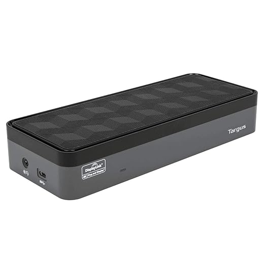 Targus USB-C Universal Quad 4K (QV4K) Docking Station with 100W Power Delivery, Black (DOCK570USZ)
