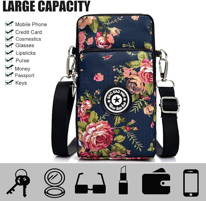 Small Crossbody Bags for Women Mini Cell Phone Purses Handbag Shoulder Bag