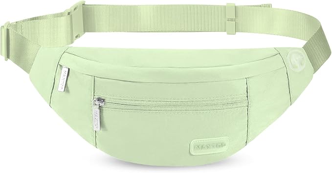 MAXTOP Fanny Pack for Women Fashion Crossbody Bag Travel Essentials Gifts | Fashion,4-Zipper Pockets,Fanny Pack Passport Bag with Adjustable Strap Gifts for Women