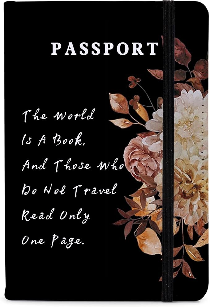 Passport Book Holder Passport Wallet for Children Passport Holder for Kid Passport Cover for Boy and Girl Passport Case Passport Books Holder 1 PCS Mother's Day (6x4IN)