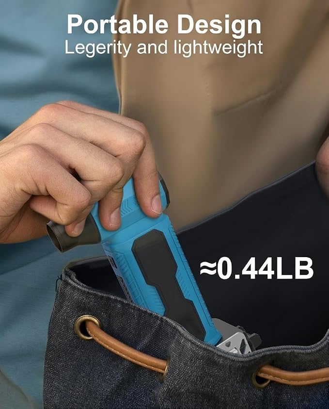 Electric Dust Blower (Compatible with Makita 18V) | Portable High-Pressure Duster, Compatible with Makita 18V Batteries, 130,000 RPM Brushless Handheld Design