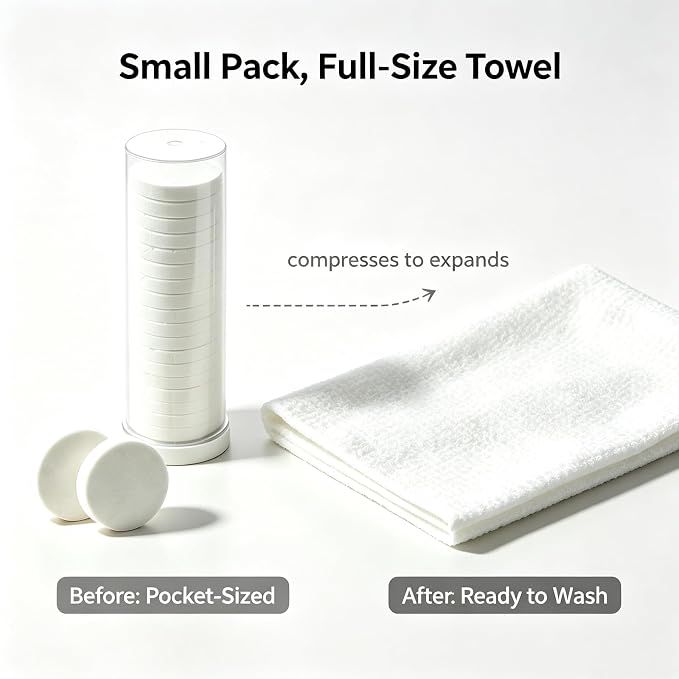 Disposable Face Towel hot face Towel,Wet Wipes AK-SHIP Towels Suitable for Towel Warmers for Your Face,Can be Used in Towel dispensers or manually Soaked in Water.(60 pcs Soft Towels)