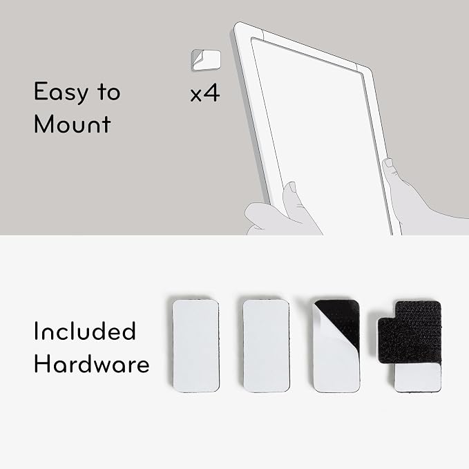U Brands Contempo Magnetic Dry Erase Board White Board Bundle, 11" x 14", White Modern Frame, Includes 4 Boards, 16 Markers and 4 Magnets