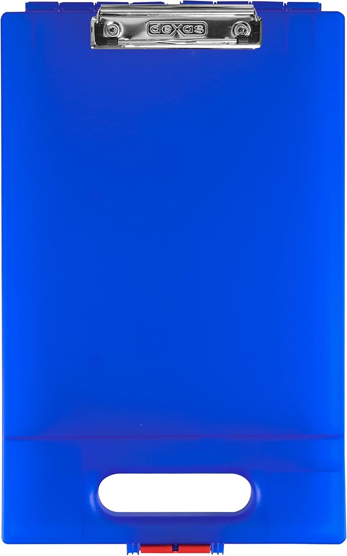 Dexas Clipcase Storage Clipboard with Handle, Blue