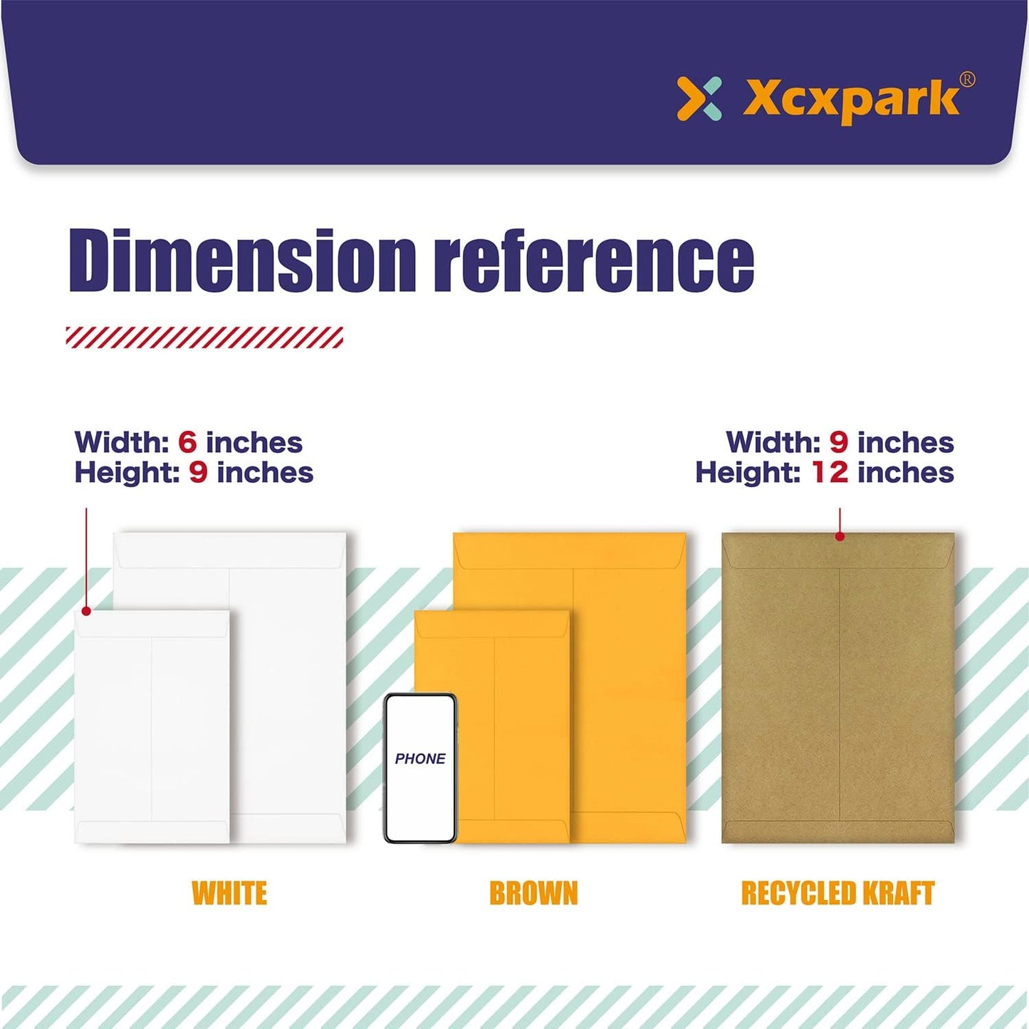 250 PCS 9x12 inches Security Catalog Envelopes Printable Self Seal Envelopes, Anti Tear White Kraft Envelopes for Invitation Cards, Pictures, Photos, Documents