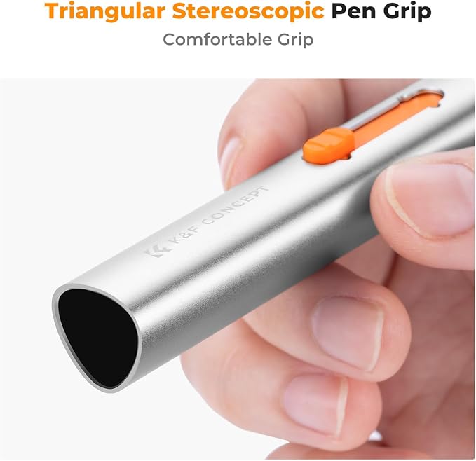 K&F CONCEPT Multifunctional Lens Cleaning Kit for Bluetooth Earphones | Cleaning Pen,Cleaning Stripper X3,Flocking Sponge X3,Soft Brush Head,Chamois Carbon Head,Aluminum Alloy Pen Body,MP02