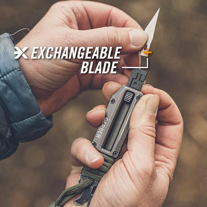 Gerber Prybrid X EDC Pocket Knife Multitool with Bottle Opener, Urban Blue