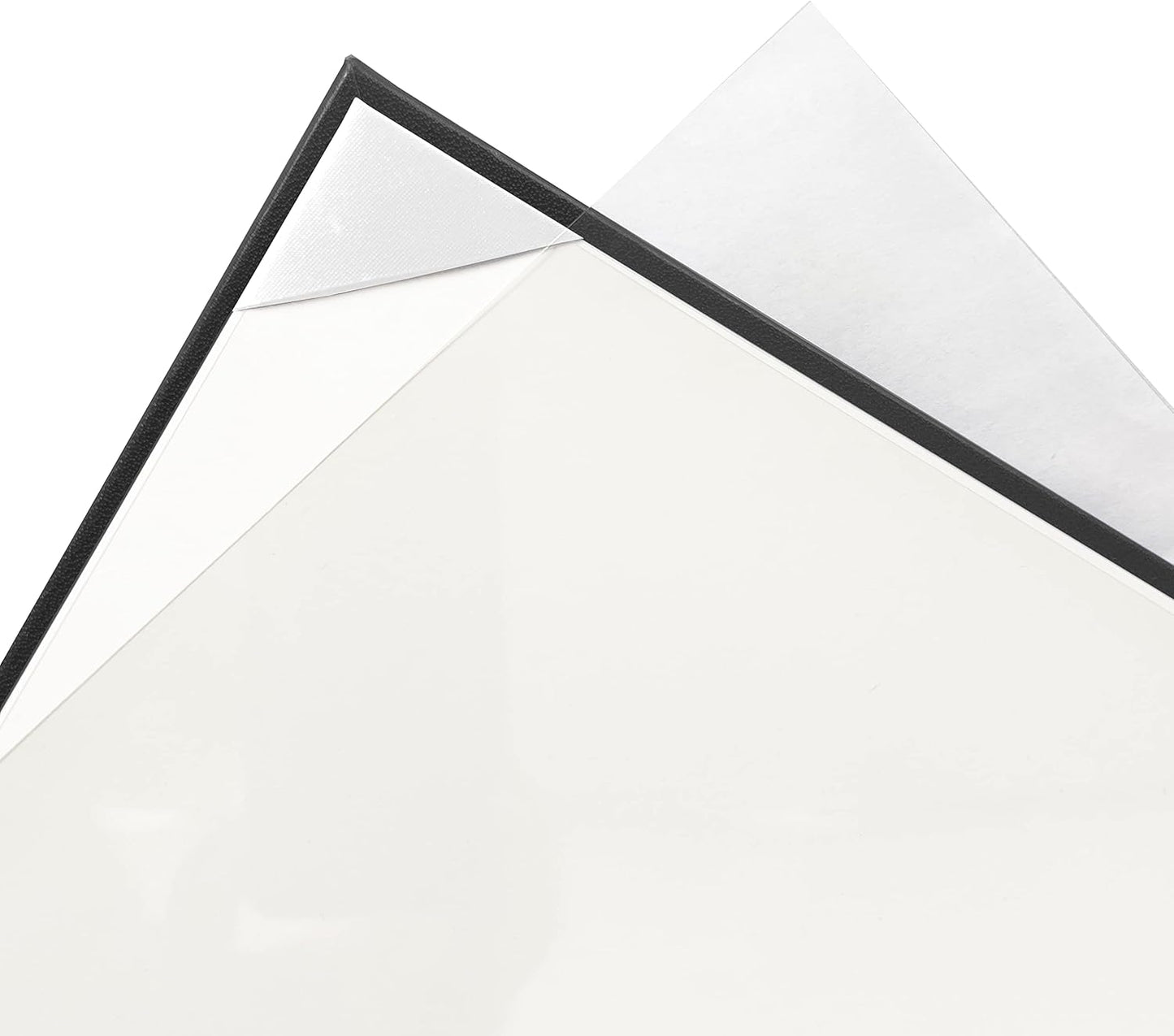 5 PCS Smooth Diploma Certificate Cover 8 1/2" x 11" Black