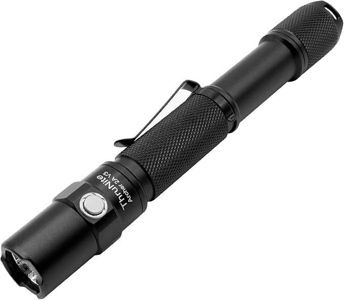 ThruNite Archer 2A Pro LED Flashlight, 1020 High Lumens Long Throw 365M AA Flashlight with USB-C Rechargeable, Dual Switch Tactical EDC Flashlights for Camping Hiking, IPX8 Waterproof - Cool White